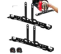 Wheel Alignment Tool with 2 Measuring Tapes - Automotive Toe Alignment Tool | Car Front End Alignments Tools Companion for Camber Alignments | Compatible with More Car Models, Black, Toe Plate