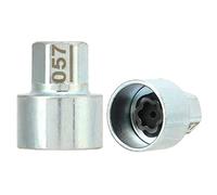Wheel Anti Theft Screw Nut, Wheel Lock Key Anti Theft Lugnut Socket Replacement for 1 3 5 6 7Series X1 X2 X3 X4 X5 X6 Z4 (057)