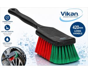 Wheel Arch Brush Soft Scratch Safe Car Wash Brush - Vikan 522252