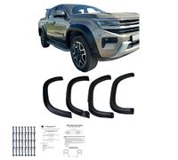 Wheel Arch Extensions Compatible With VW Amarok MK2 2022+ Matte Black