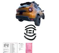 Wheel Arch Trim Compatible With DACIA Duster Mk2 2018+ With ABE TÜV Matte Black