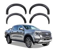 Wheel Arches Extension for Ford Ranger T9 XLT (2023-2026) | Stain Black Front & Rear 35MM Fender Flares Set | Installation with Tape & Bolt Fix | UV Resistant ABS | 35MM Tyre Coverage & Protection Kit
