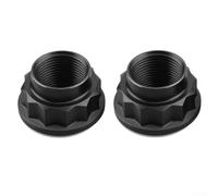 Wheel Axle Nut Replacement 2 Piece Set 90177-22001 for Toyota and For Lexus Front Wheel Drive and All Wheel Drive Vehicle Models