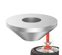 Wheel Balancing Taper, Wheel Balancer, Portable Manual Tire Lever with Retaining Tape, Tire Installation Tool, Tire Changer Adapter for Centra Pole Car Truck