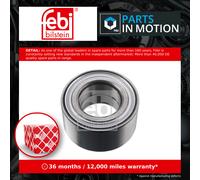 Wheel Bearing fits FIAT PANDA VAN 169CXA1A 1.1 Front Left or Right 2004 on Febi