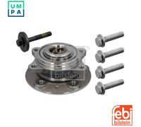 febi bilstein 22649 Wheel Bearing Kit with wheel hub, drive shaft screw and fastening screws, pack of one