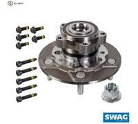 Wheel bearing Front Axle Left Tapered Roller Bearing 33 10 3812 SWAG for FORD