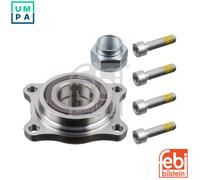 febi bilstein 36968 Wheel Bearing Kit with axle nut and fastening screws, pack of one