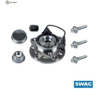 Wheel bearing Front Axle Left Angular Ball Bearing 40 92 3377 SWAG for CADILLAC