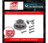 Wheel Bearing Kit fits BMW 330D 3.0D Front Left or Right 2013 on N57D30A Febi