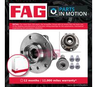 Wheel Bearing Kit fits BMW 530D 3.0D Front 10 to 17 N57D30A FAG 31206777757 New