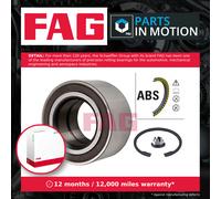 Wheel Bearing Kit fits FORD TRANSIT CONNECT Front 1.0 1.6 1.5D 1.6D 2013 on FAG