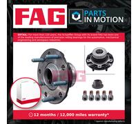 Wheel Bearing Kit fits FORD TRANSIT CUSTOM V362 2.0D Rear 2019 on FAG 2207478
