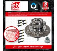 Wheel Bearing Kit fits FORD TRANSIT V363 2.0D Front Left or Right 16 to 18 Febi