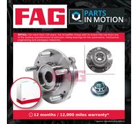 Wheel Bearing Kit fits KIA CEED JD 1.0 Front 15 to 18 G3LC FAG 51750A6000 New
