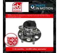 Wheel Bearing Kit fits KIA NIRO 1.6 Rear 16 to 22 G4LE 52730G2000 Febi Quality