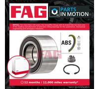 Wheel Bearing Kit fits NISSAN MICRA K14 1.0 Front 2016 on FAG 402105FA0A Quality