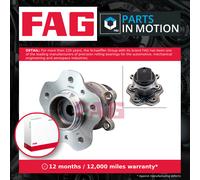 FAG 713633190 Wheel Bearing Kit Rear Fits Nissan Qashqai Renault Kadjar