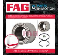 Wheel Bearing Kit fits VAUXHALL AGILA A 1.2 Front 00 to 08 FAG 4700322 9203934