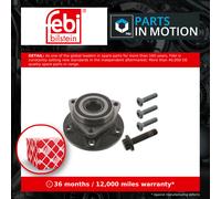 febi bilstein 40658 Wheel Bearing Kit with wheel hub and fastening screws, pack of one