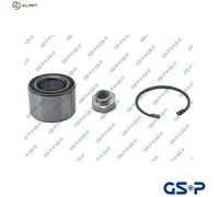 Wheel bearing Front Axle Left GK3571 GSP for OPEL AGILA