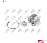 ✅Fits NTY KLP-NS-064 WHEEL BEARING KIT FRONT ⭐UK Seller⭐