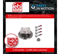 febi bilstein 102877 Wheel Bearing Kit with wheel hub and fastening screws, pack of one