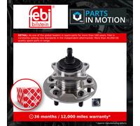 FEBI BILSTEIN 31687 Wheel Bearing Kit Rear Right Left Fits Toyota Auris Corolla