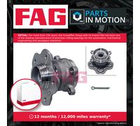 FAG 713633170 Wheel Bearing Kit Rear Fits Nissan Qashqai Renault Kadjar