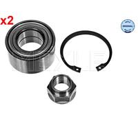 Wheel Bearing Kit x2 MEYLE Fits ABARTH ALFA ROMEO CITROEN FIAT FORD 3326.77