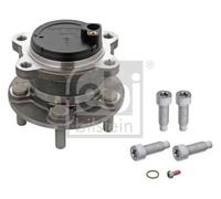 febi bilstein 102787 Wheel Bearing Kit with wheel hub, ABS sensor ring and additional parts, pack of one