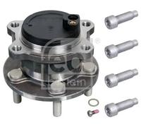 febi bilstein 102496 Wheel Bearing Kit with wheel hub, ABS sensor ring and additional parts, pack of one