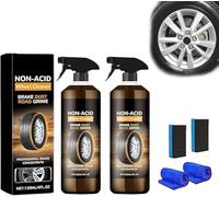 Wheel Blaze Cleaner, Wheelblaze Wheel Cleaner, Brake Buster Wheel Cleaner, Versatile and Powerful Rust Converter, Turn Filthy Wheels into Instant Shine & Lasting Protection (2)