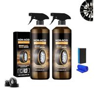 Wheel Blaze Cleaner, Wheelblaze Wheel Cleaner, Wheels Care Multi-Purpose Cleaners, Versatile and Powerful Rust Converter, Turn Filthy Wheels into Instant Shine and Lasting Protection (2)