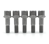 Wheel Bolt Compatible with Benz W168 1997-2004 W202 1993-2007 5x 20x Car Wheel Bolts Lug Nuts M12x1.5 OE A0009901007 A0009904807