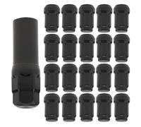 Wheel Bolt Compatible With Civic For Accord For Element 21pcs M12x1.5 Black Wheel Lug Nuts Spline Lugnuts Car Bolts Automotive Accessories