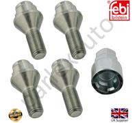 Wheel Bolt Kit lockable Front Rear For Peugeot 106 206 207 208 301 307 308 406
