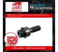Febi Bilstein Wheel Bolt 100591 – Steel 60mm – Front/Rear – Fits Porsche 911 Boxster Cayman Macan