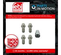 febi bilstein 27054 Wheel Bolt Kit lockable, pack of one