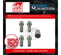 febi bilstein 27055 Wheel Bolt Kit lockable, pack of one
