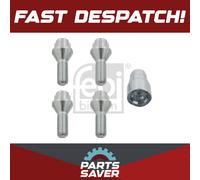 febi bilstein 27049 Wheel Bolt Kit lockable, pack of one, silver