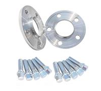 Wheel Bolts Bolts M14 X 1.25 Cone Type For M8 M5 Z4 X7 10mm/12mm 5x112 66.6 Centric Bore Hub Wheel Spacer With Extended 2pcs(10mm silver-thin)