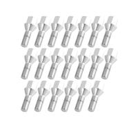 Wheel Bolts Compatible With Chrysler For 200 2015 2016 2017 20x M12x1.25mm Wheel Lug Nuts 28mm Silver Replacements Parts Accessories