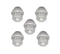 Wheel Bolts Compatible With For Fiesta 2010-2014 For Figo 2010-2016 For Focus 2010-2024 5pcs Car Steel Wheel Lug Nuts Silver Truck Tire