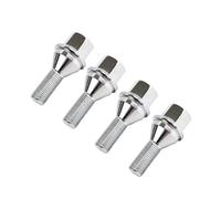 Wheel Bolts Compatible With Jeep For Cherokee For Renegade 2014-2022 For Compass 2018-2023 OEM:6511051AA 6509933AA 4x M12x1.25 Car Wheel Lug Nuts