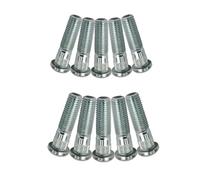 Wheel Bolts Kit 48mm Knurl 12.3mm M12x1.5 Car Lug Studs Replacement Compatible With Pilot 2003-2008 For Prelude 1992-2001 For S2000 2000-2009