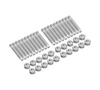 Wheel Bolts M12x1.5 90mm Hub Mounting For R50 R53 2001-2006 | Compatible with Mini Rotor Retaining Cone Seat Hex Drive Front Rear Axle Rim Fitment Torque Transfer Thread Grip Heat Treated