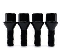 Wheel Bolts Nuts Compatible With BMW For E81 2006 2007 2008 2009 2010 2011 For 2003 2004 2005 2006 2007 4x Car Wheel Bolts Lugs Nuts Steel