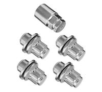 Wheel Bolts Nuts Compatible With Toyota For Verso 2009-2014 For Vios For Yaris 2007-2014 5pcs M12x1.5 Alloy Wheel Bolts Lug Nuts Tire Screws