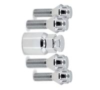 Wheel Bolts Nuts Compatible With Vauxhall Car Wheel Bolts Locking Lug Nuts M12 X 1.5 With Locks Key Wheel Lug Stud Taper For Seat